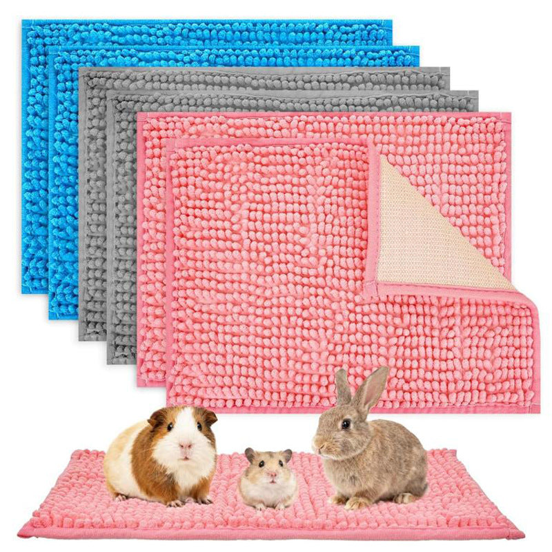 Tapis antidérapant en peluche de porc de Guinée