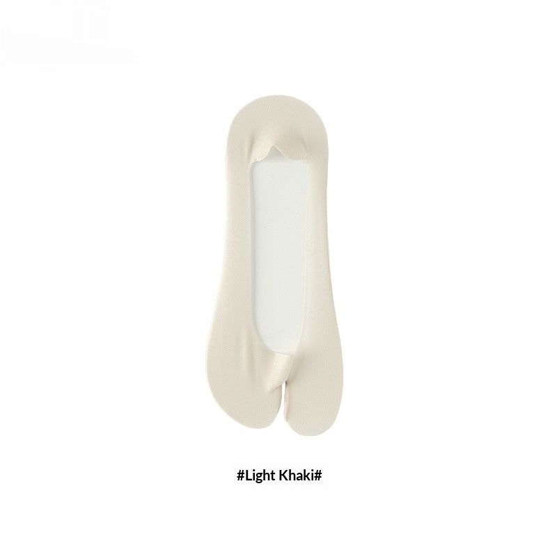 Chaussettes de bateau antidérapantes invisibles en silicone