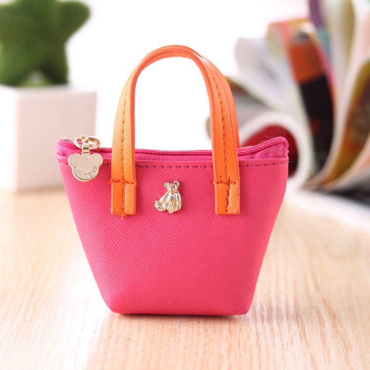Factory Direct Coréen Zero Purse sac en cuir couleur Candy
