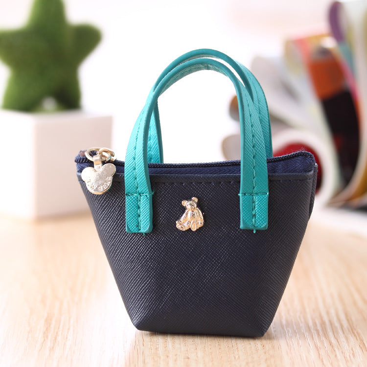 Factory Direct Coréen Zero Purse sac en cuir couleur Candy