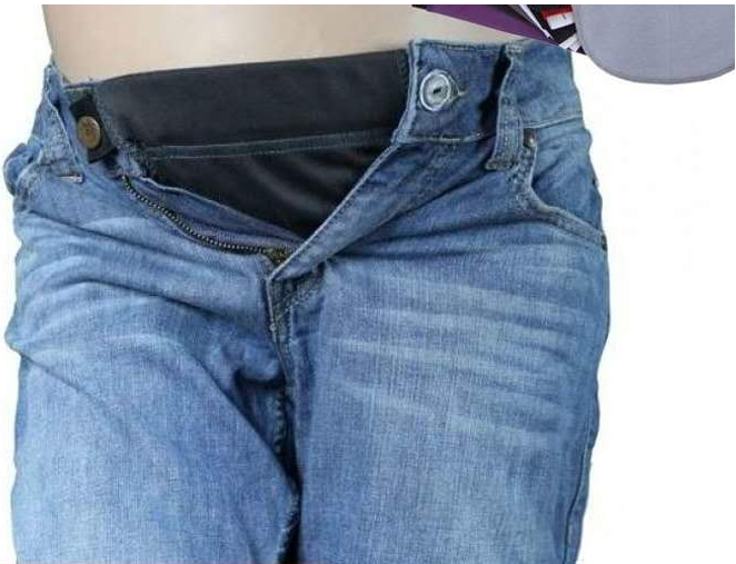 2Pcs Maternité Grossesse Courroie AJUSTABLE Courroie élastique Extendeur Pantalons