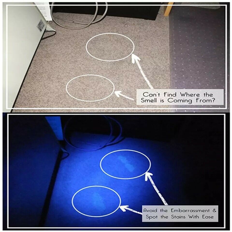 Multifonctionnel détecteur de contrefaçon lampe de poche LED UV