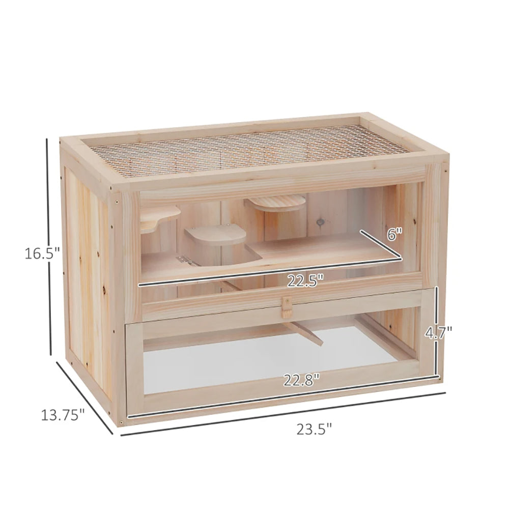 2-Niveau hamster Cage Mice and Rat House