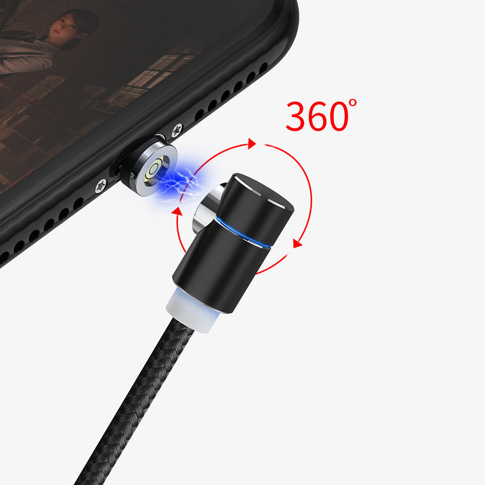 Câble magnétique LED Magnet Chargeur Câble USB & USB Type-C USB C