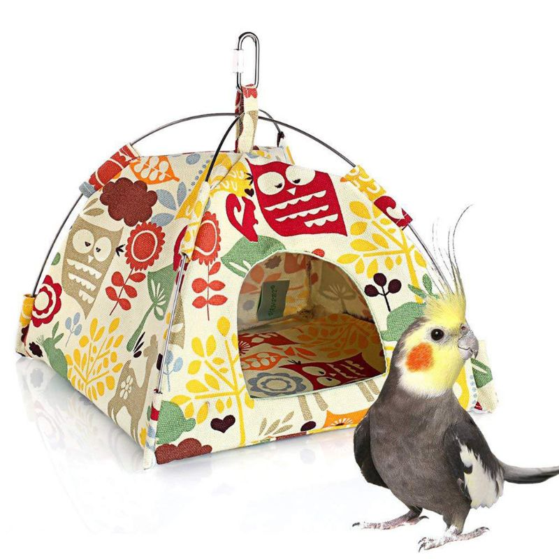 Toile suspendue Tente de perroquet Cage Pet Universal Bird Tente Hammock Petit nid d'animaux