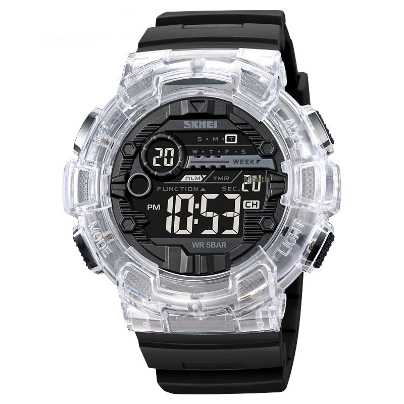 Multifonctionnel Homme Electronic Waterproof Luminous Sports Watch