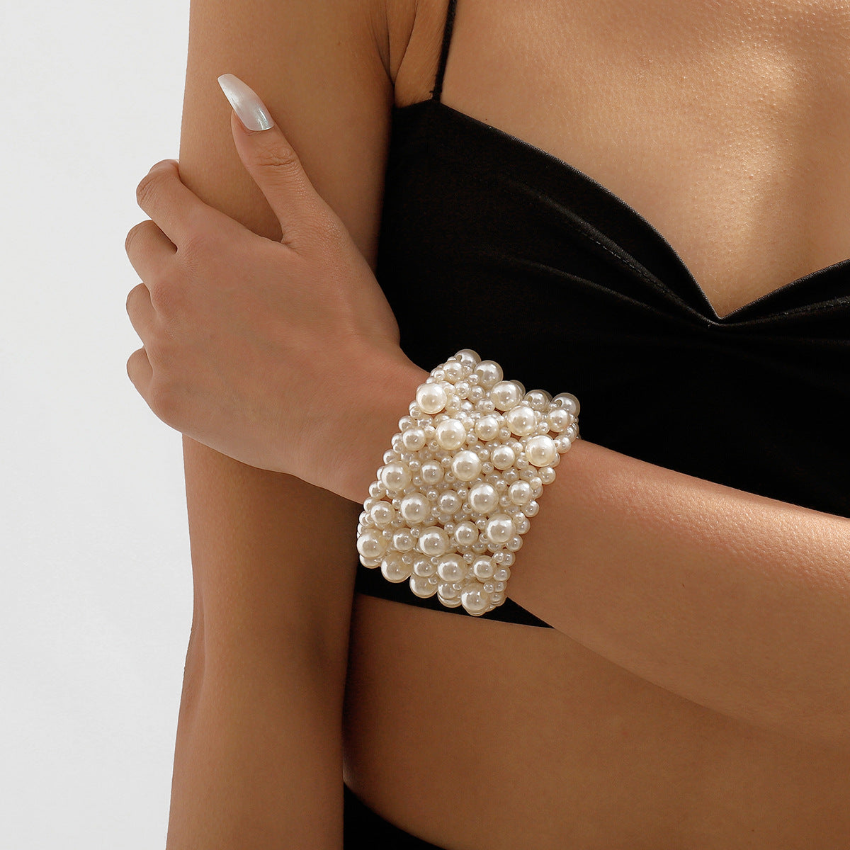 Bracelet de perles géométriques rétro pour femmes