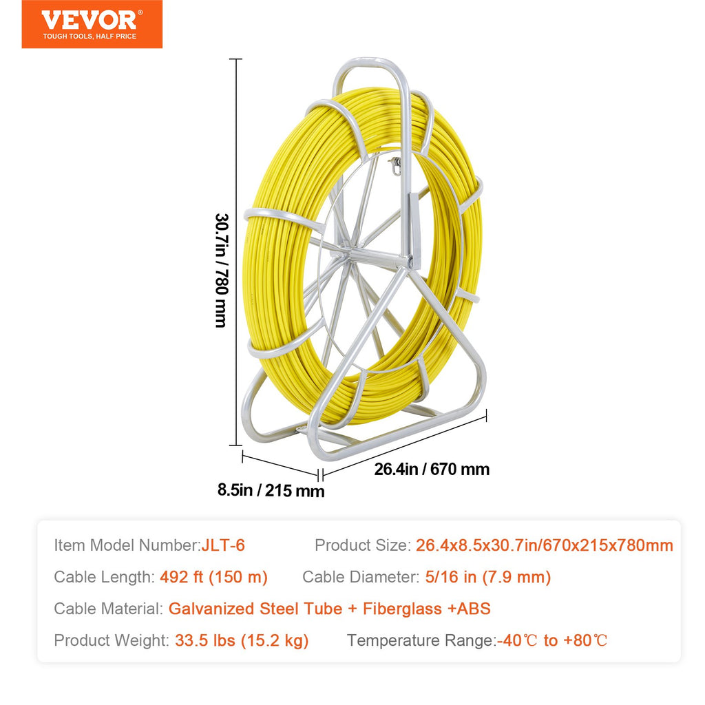 VEVOR Ruban de poisson Fibre de verre