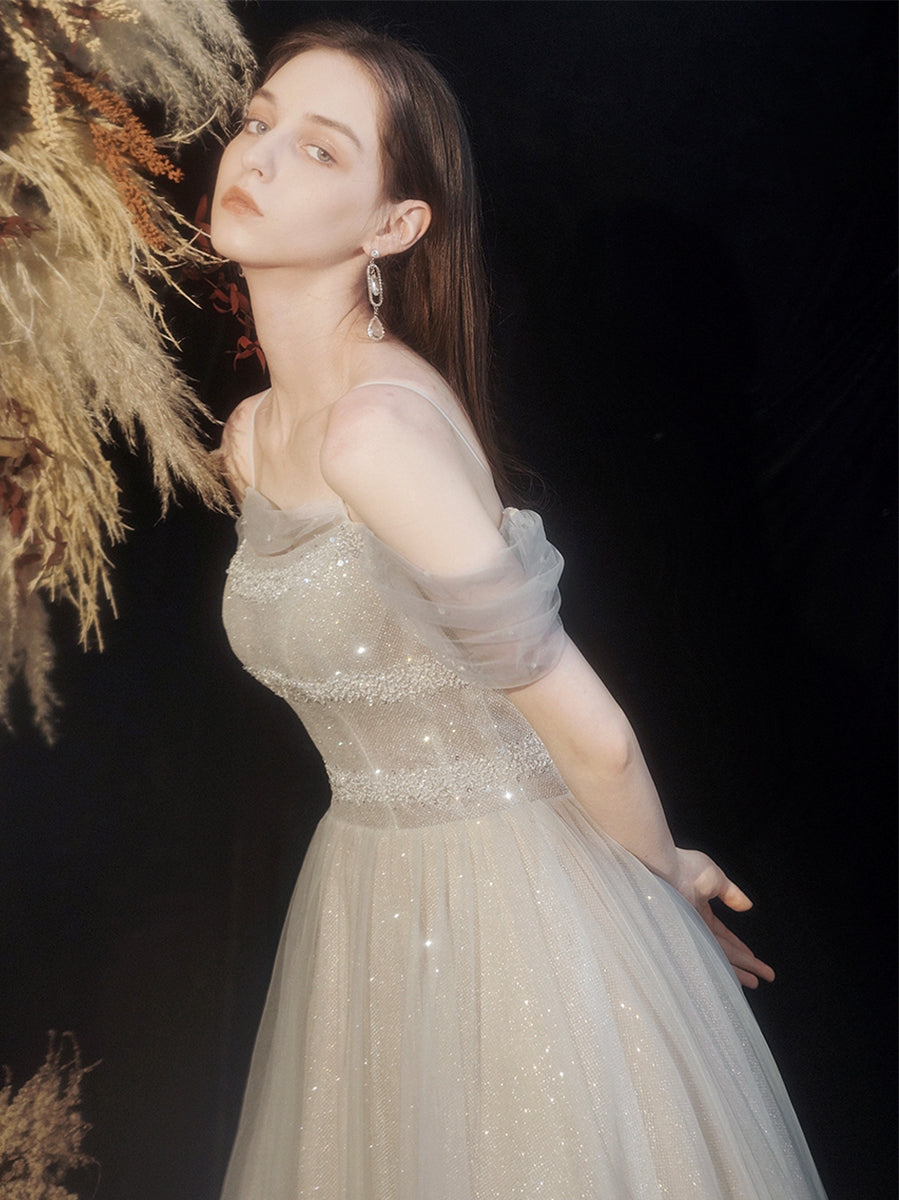Robe Star Sky Jupe mince hors épaule