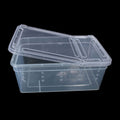 Boîte d'alimentation en plastique transparent reptile