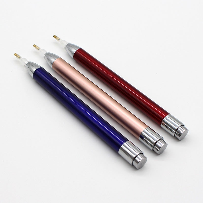 Stylo à perceuse pointu Stylo lumineux Stylo à perceuse point de croix Stylo léger