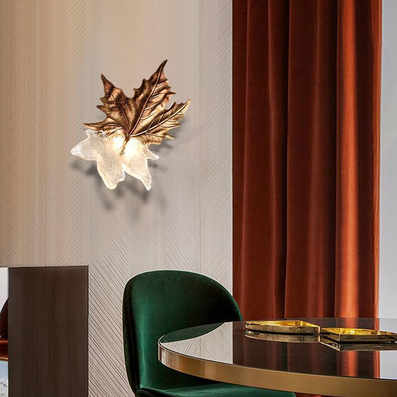 Lampe murale tout-cuivre Salon Style chinois