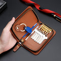 Porte carte multifonctions zippée