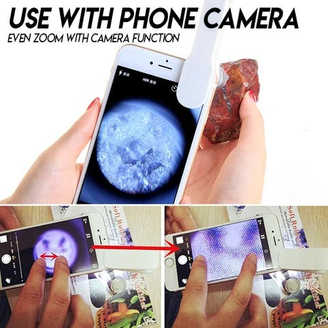 Clip d'objectif de téléphone microscope