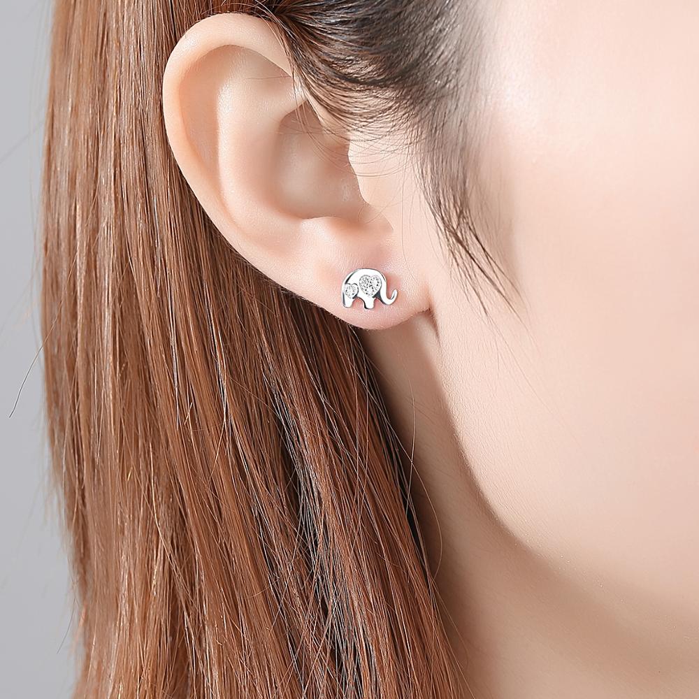 Boucles d'oreilles géométriques pour dames coréennes