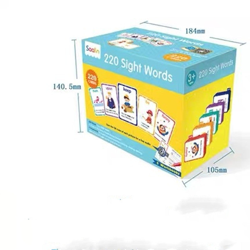 Carte verbale haute fréquence pour l'éducation de la petite enfance