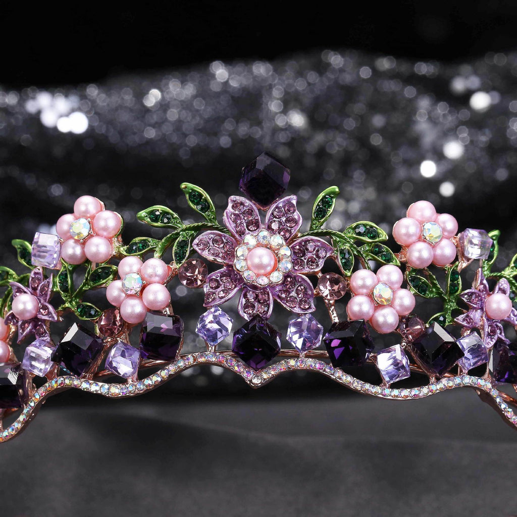 Alliage cristal Fleurs Mariage Cheveux de mariée Ornements
