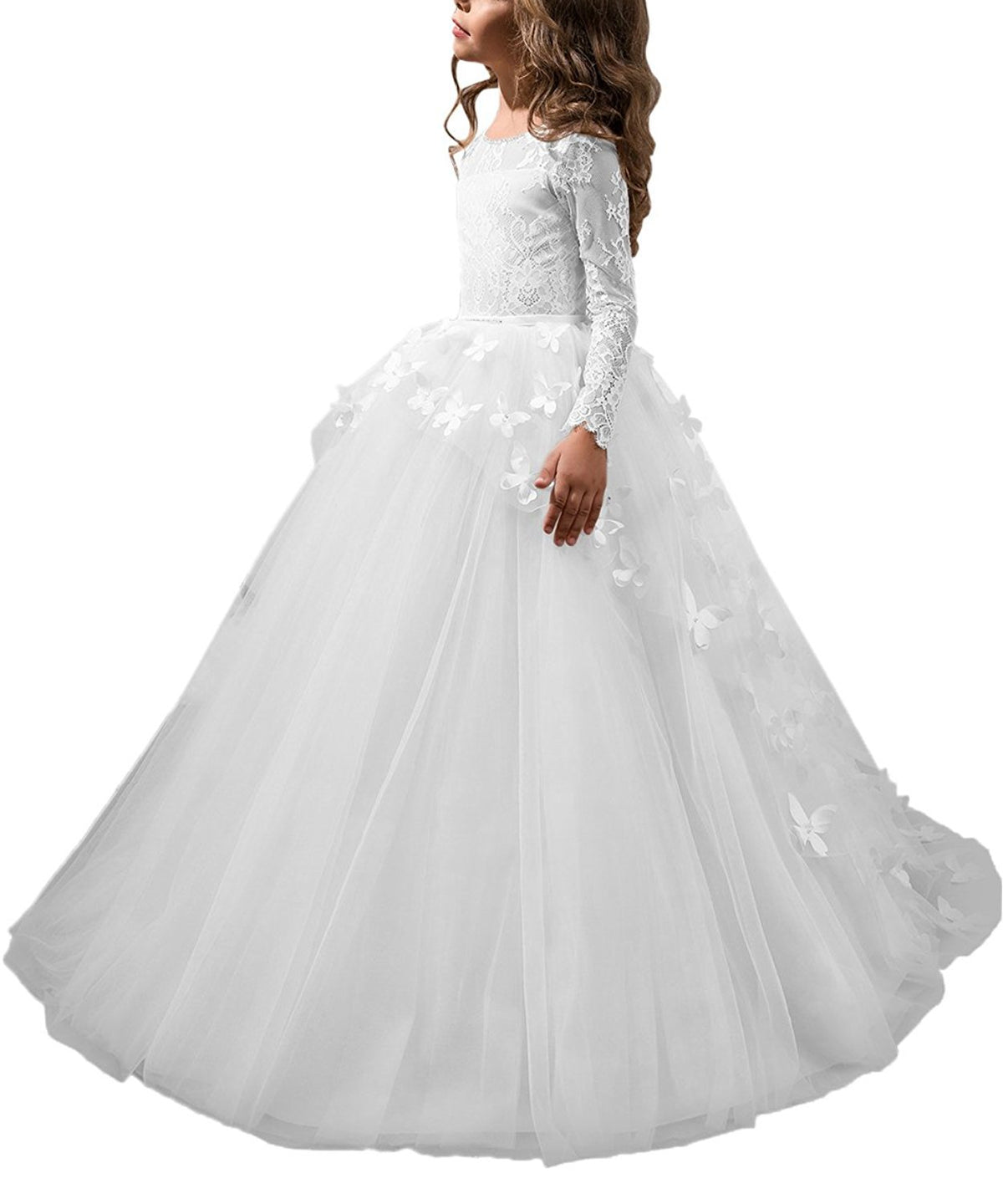 Princesse robe fleur fille robe de soirée