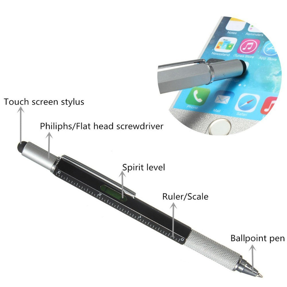 Stylo à bille 6 en 1 écran tactile Stylus stylo