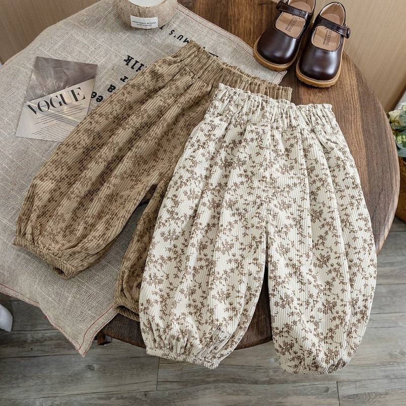 Pantalons de filles Vêtements d'automne Vêtements de dessus Style coréen mode