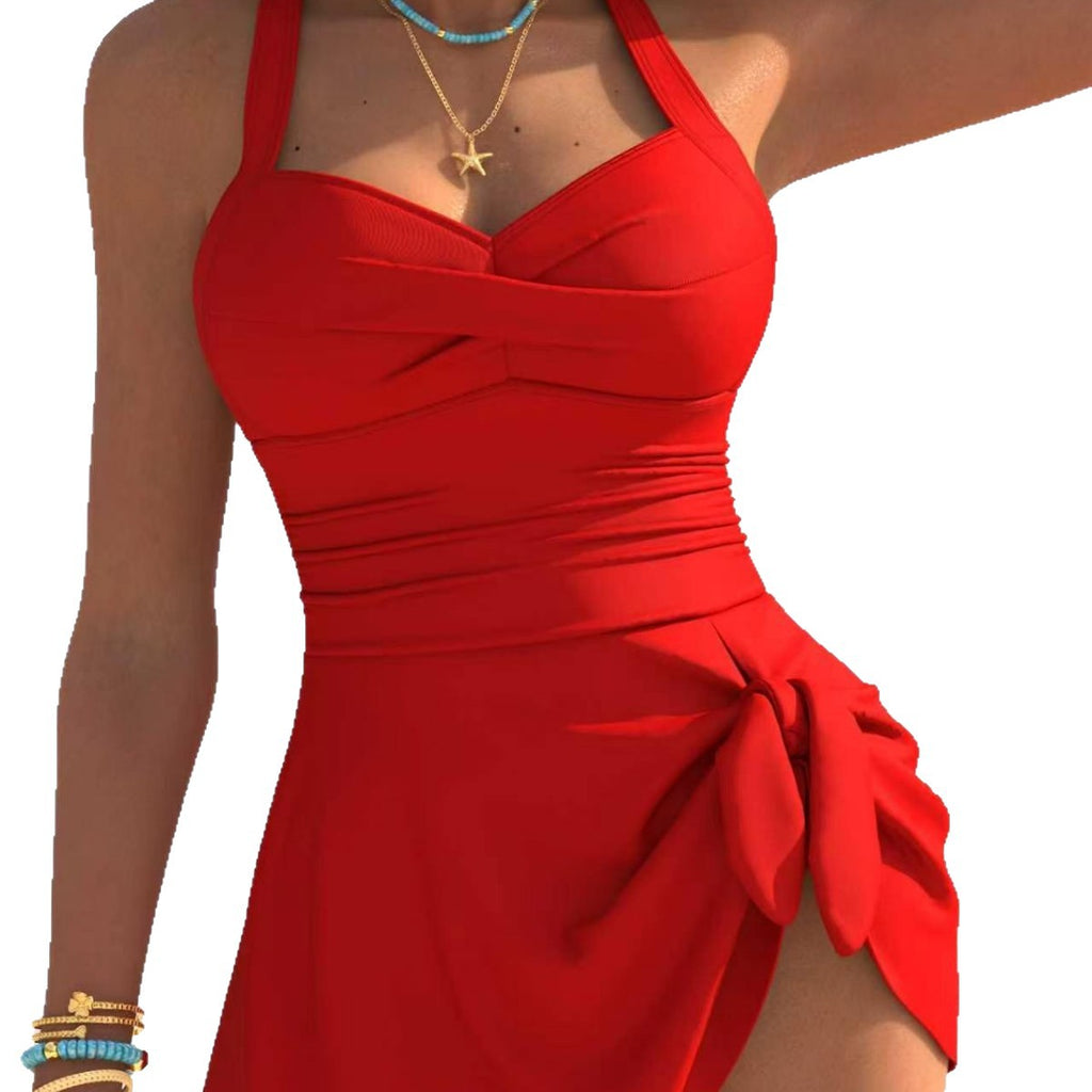 Maillot de bain monocolore pour vacances de printemps