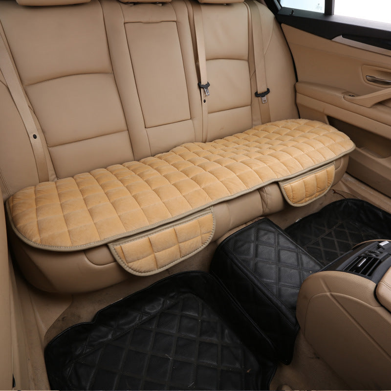 Coussin en peluche de voiture Ensemble en trois parties sans attache Non-dérapant sans dossier