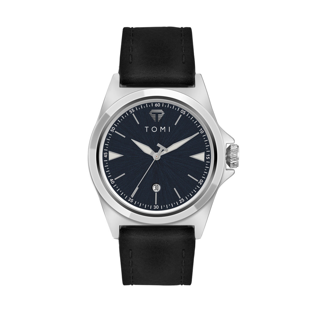 Imperméable bracelet en cuir à la mode Quartz Montre pour les étudiants