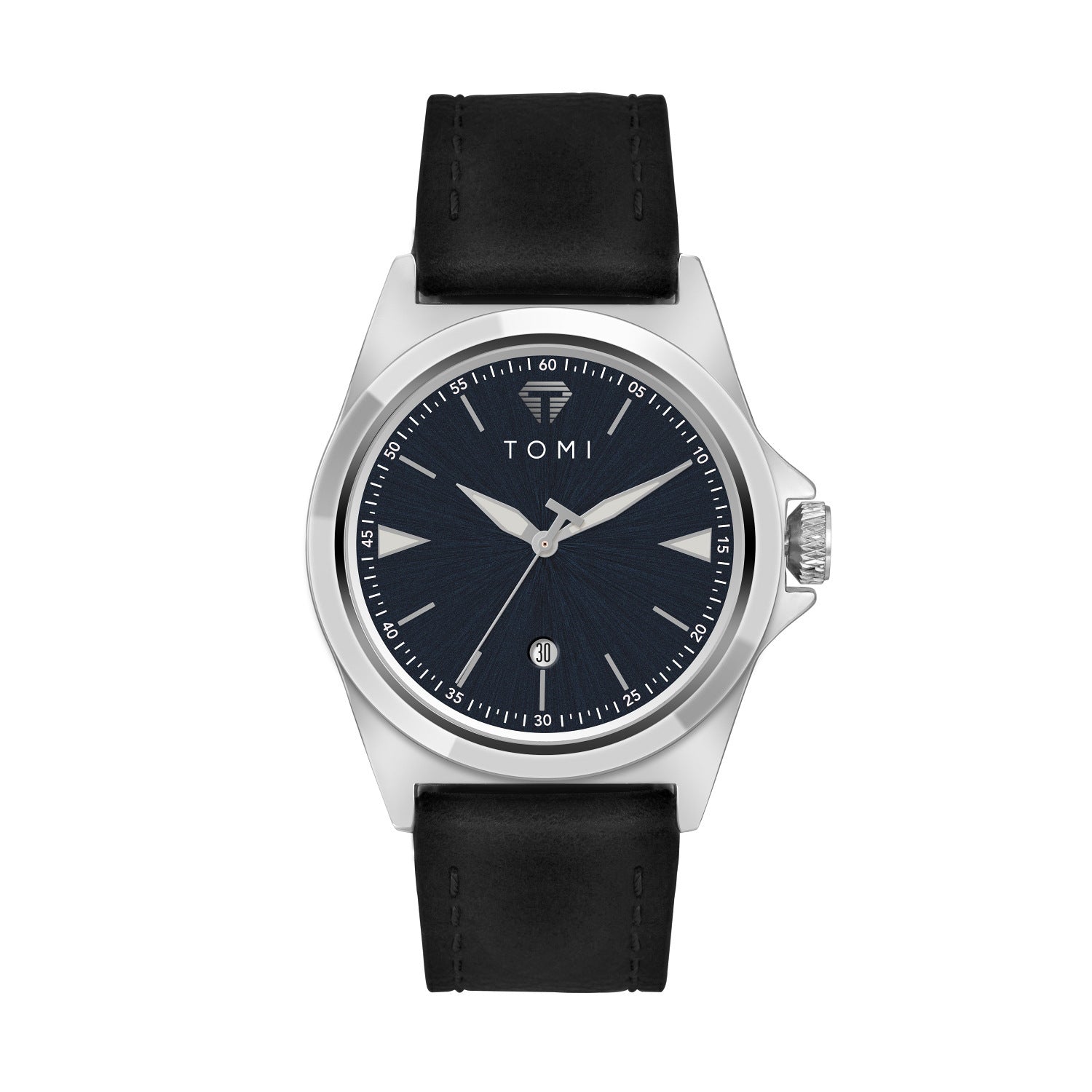 Imperméable bracelet en cuir à la mode Quartz Montre pour les étudiants