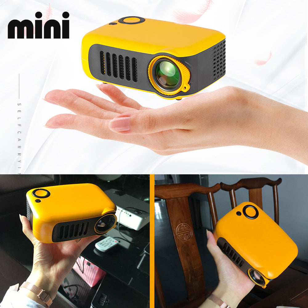 Mini projecteur portable 800 lumens Eye-Care 1080p LCD 50