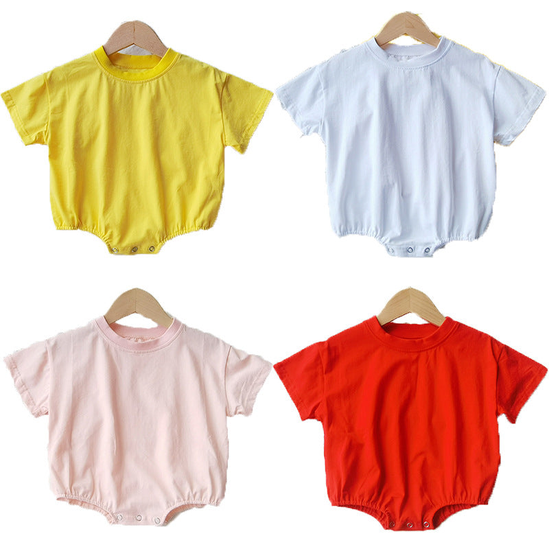 Rompers de triangle à manches courtes d'été