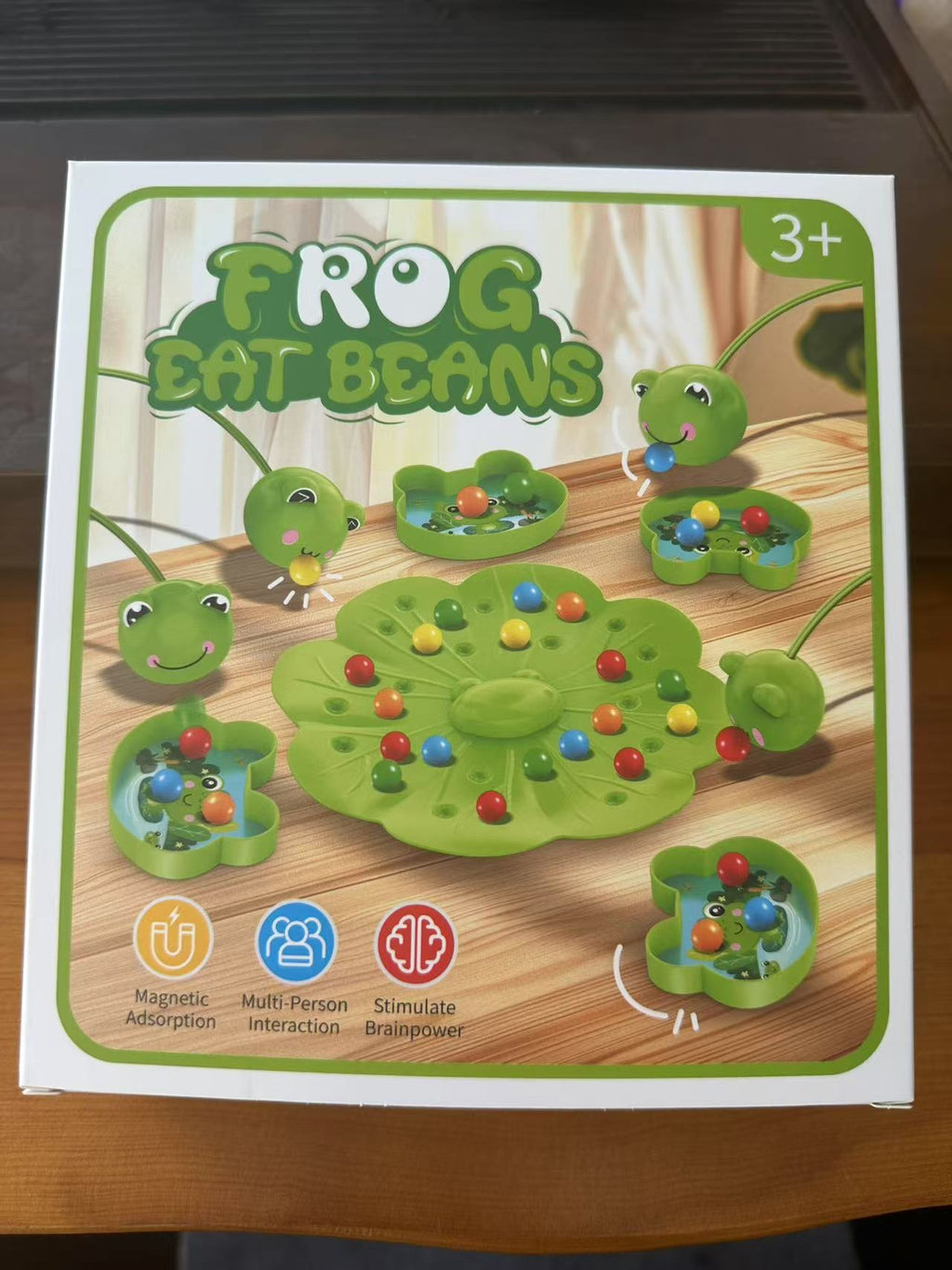 Jouet magnétique Grenouille Manger Haricots Éducation Jouet de jeu