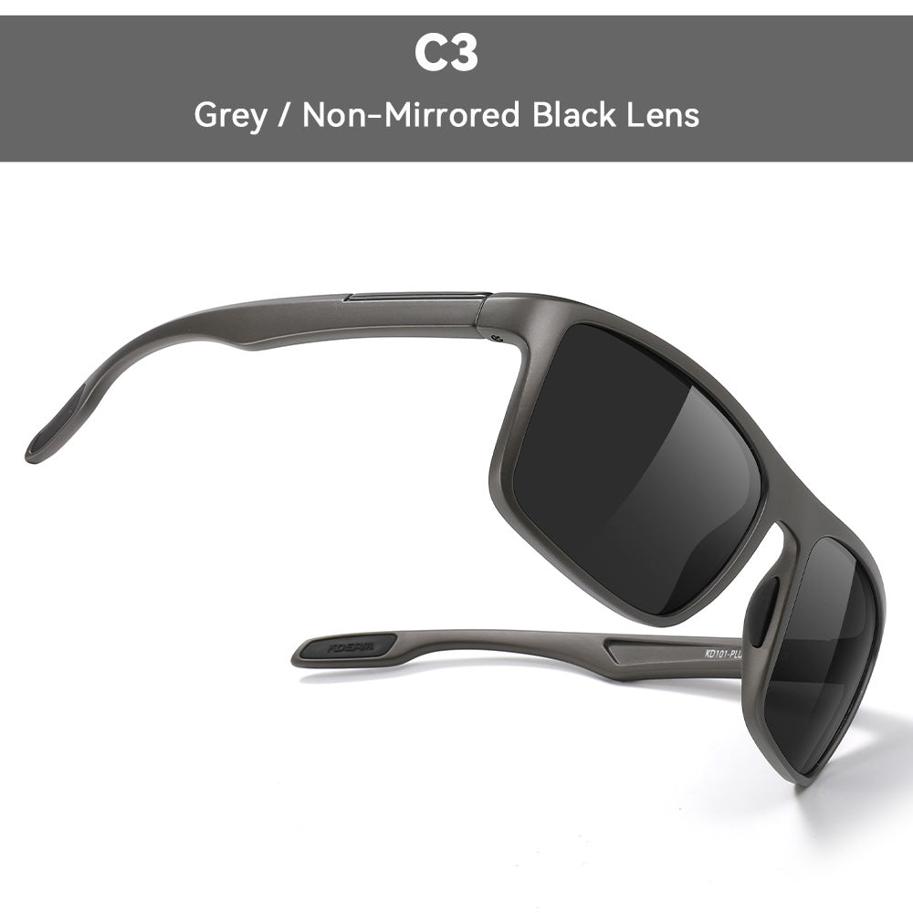 Lunettes de soleil polarisés à cadre carré KDEAM