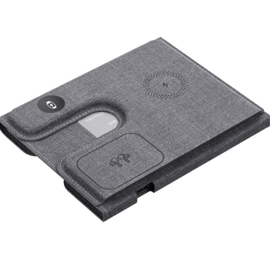 15W Foldable Leather Wireless Charger for iPhone