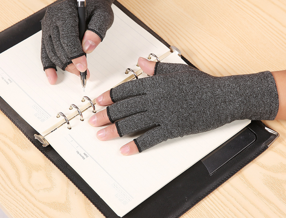 Soins de santé respirants Gants à moitié doigts