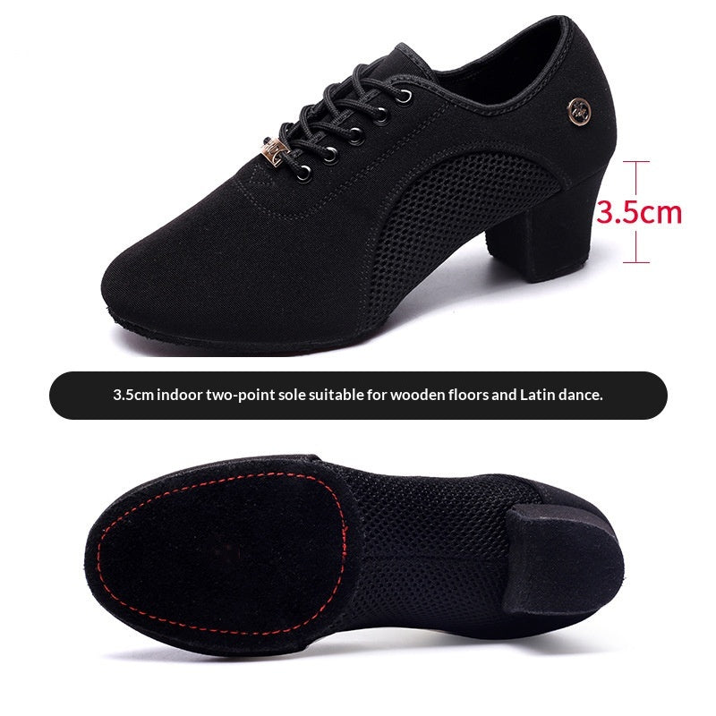 Mesh Oxford Cloth Chaussures professionnelles de danse latine pour l'été