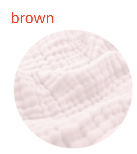 6 couches Gauze coton Serviette de bain à courtepointe à large bord