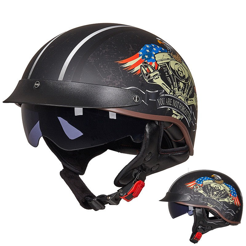 Casque de moto Vintage