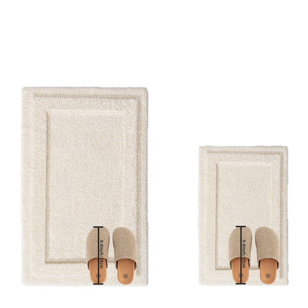 Tapis de porte en coton lavable à la machine pour usage domestique