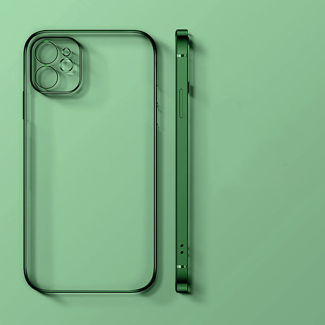 Étui de téléphone mobile ultramince transparent