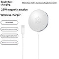 Chargeur sans fil magnétique 25W en métal idéal pour recharger sans fil des téléphones portables