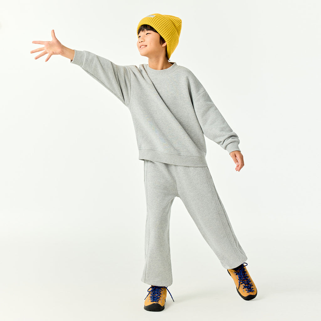 Sweat-pantalons rembourrés de couleur solide pour enfants