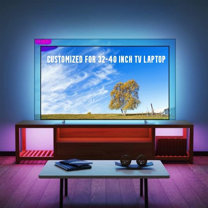 (20 mètres)Smart Bluetooth LED Strip Light Kit - Éclairage flexible multi-couleurs avec USB Co