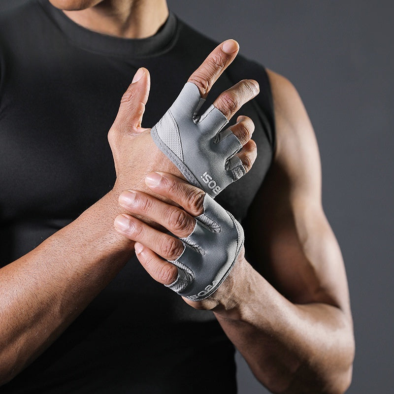 Gants de fitness avec demi-doigts résistants aux callos Et respirant