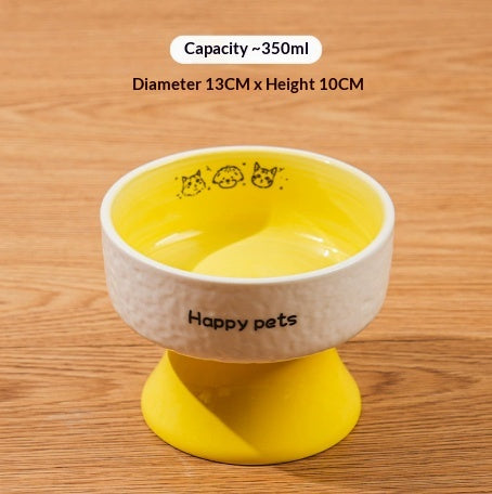 Ceramic Bowl Set Elévated Pet Bowls Food Bowl et Water Bowl pour chiens et chats