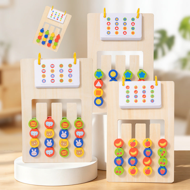 Des pièces de jeu à quatre couleurs pour les enfants