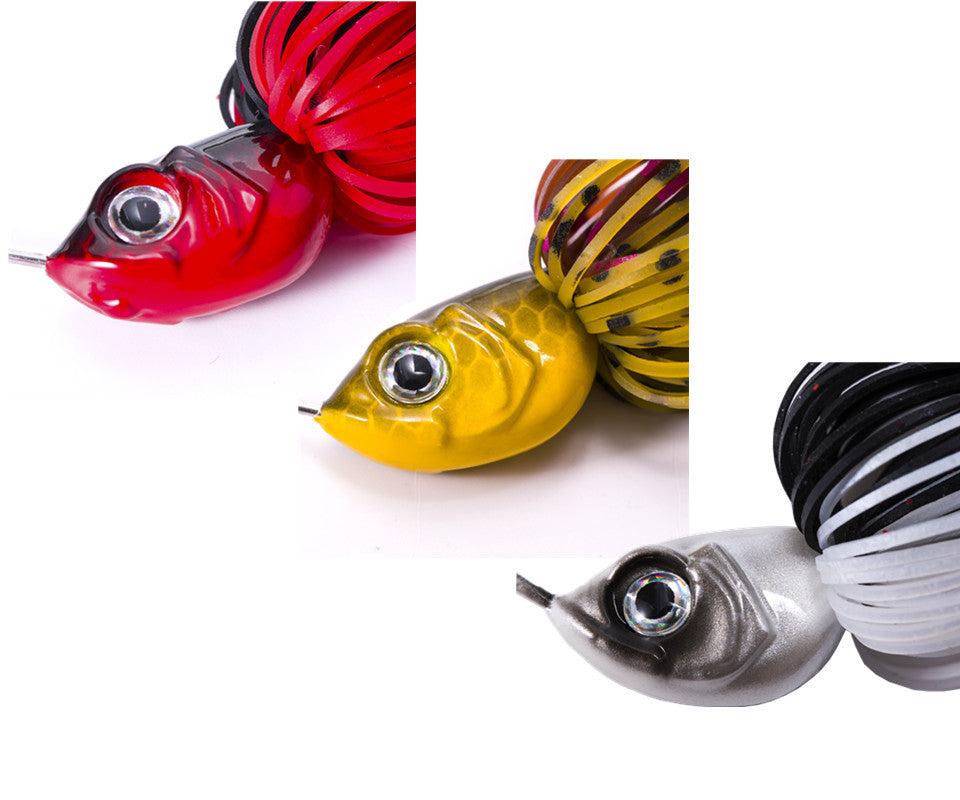 Paillettes composites rotatives Beard Guy SPINNER BAIT Lure Bait Tracteur de surface d'eau Basse Hoo