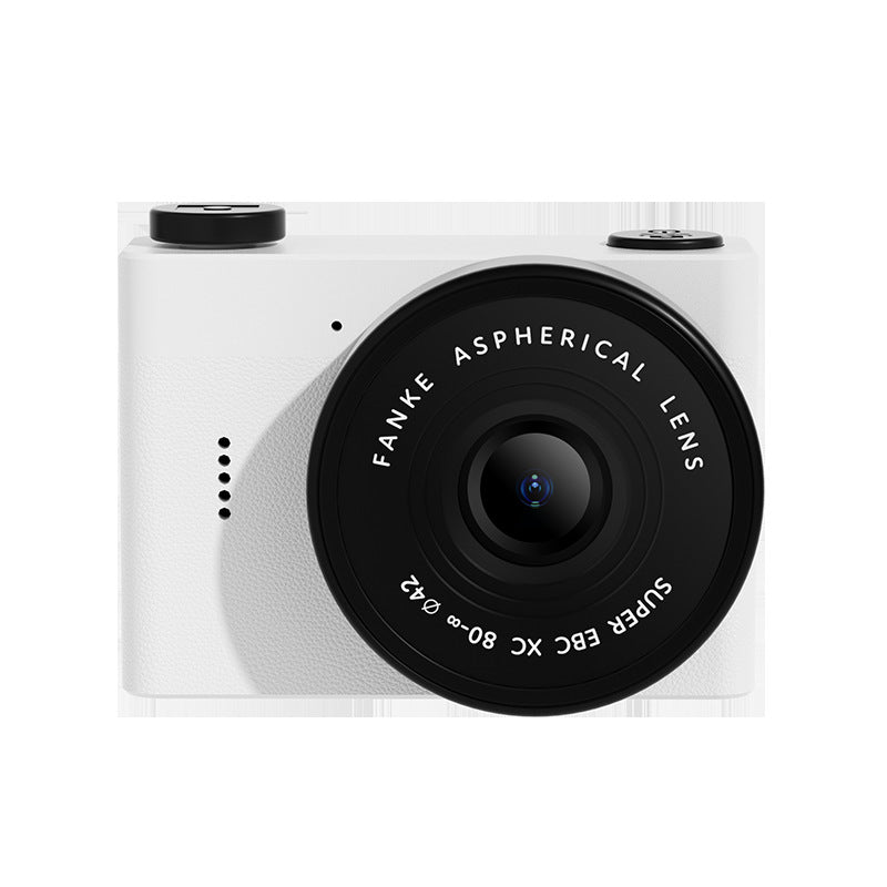 Classique petite caméra avant et arrière double caméra vidéo