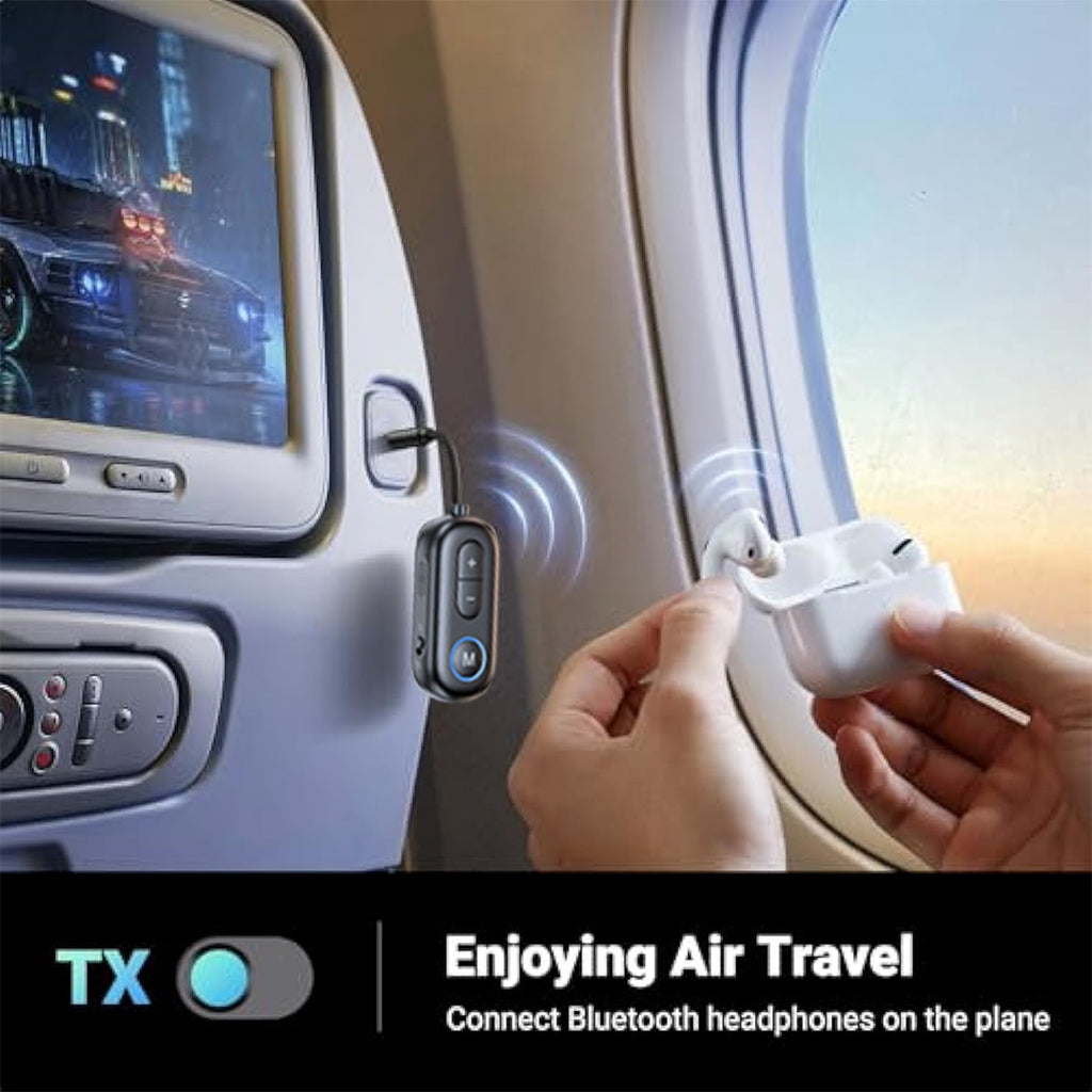 Récepteur Bluetooth et avion de voiture Fitness TV Transmetteur sans fil dédié