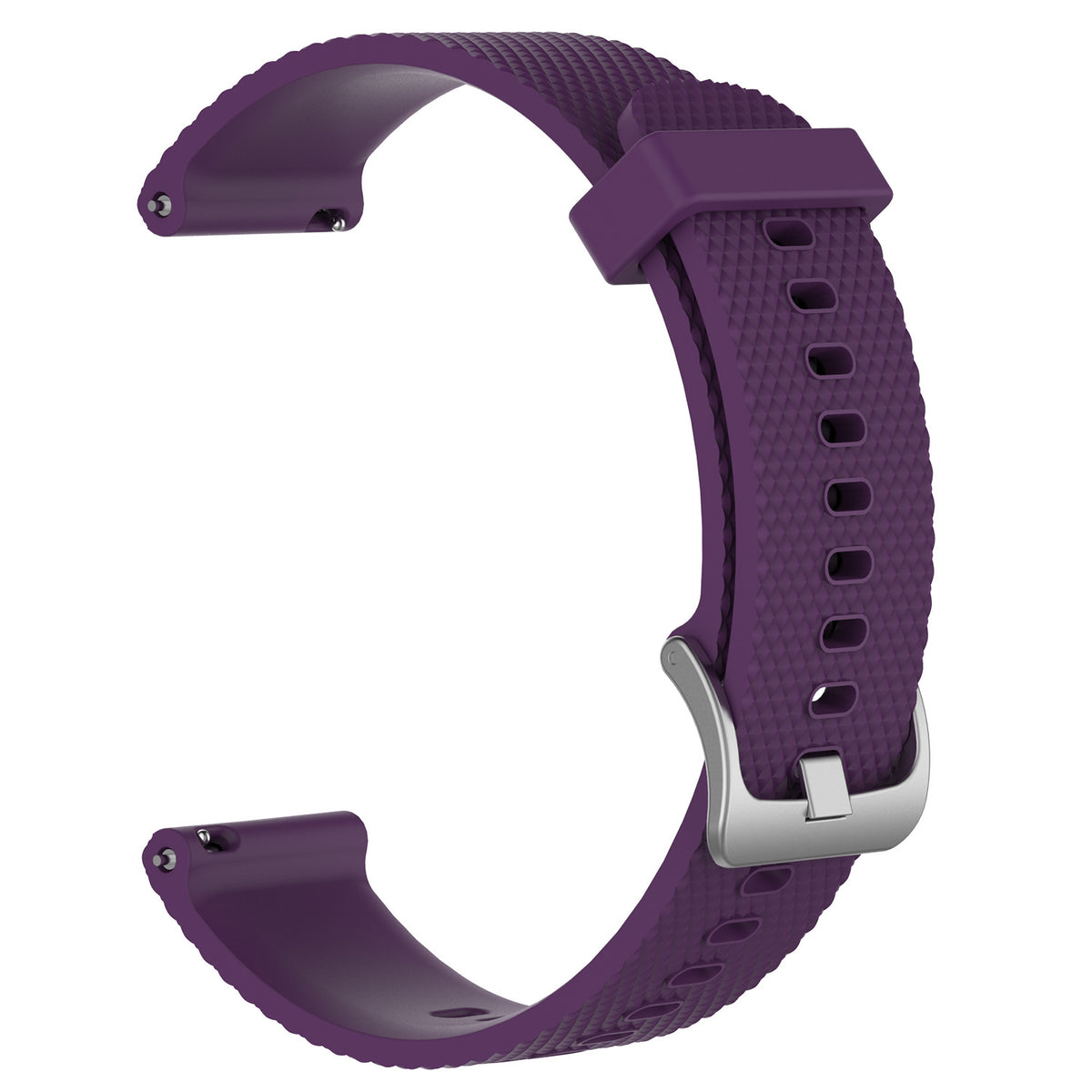 Bracelet de sport en acier silicone texturé