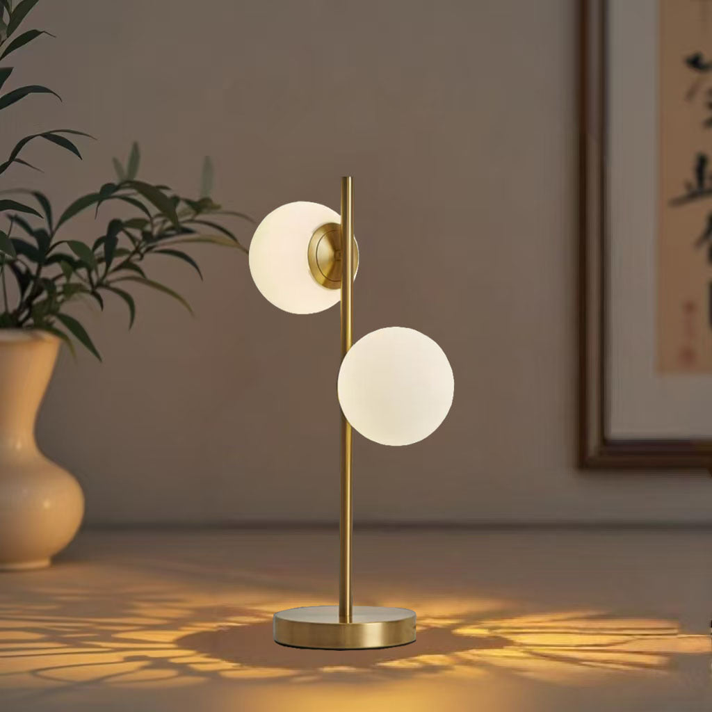 Lampe de table de Globe de verre personnalisé postmoderne
